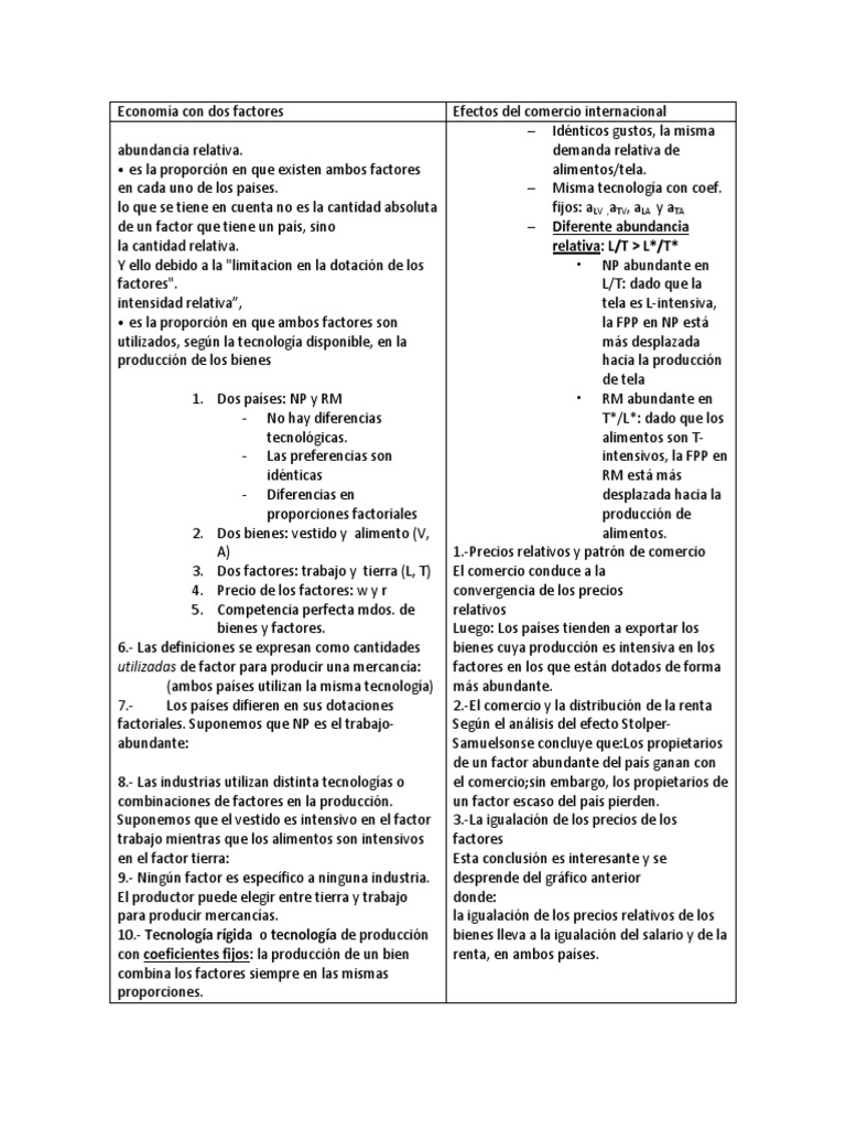 Efectos del Comercio Internacional en Economía | PDF | Competencia ...