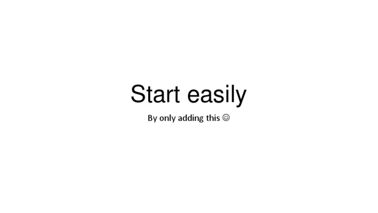 Simple Steps to Get Started Easily | PDF