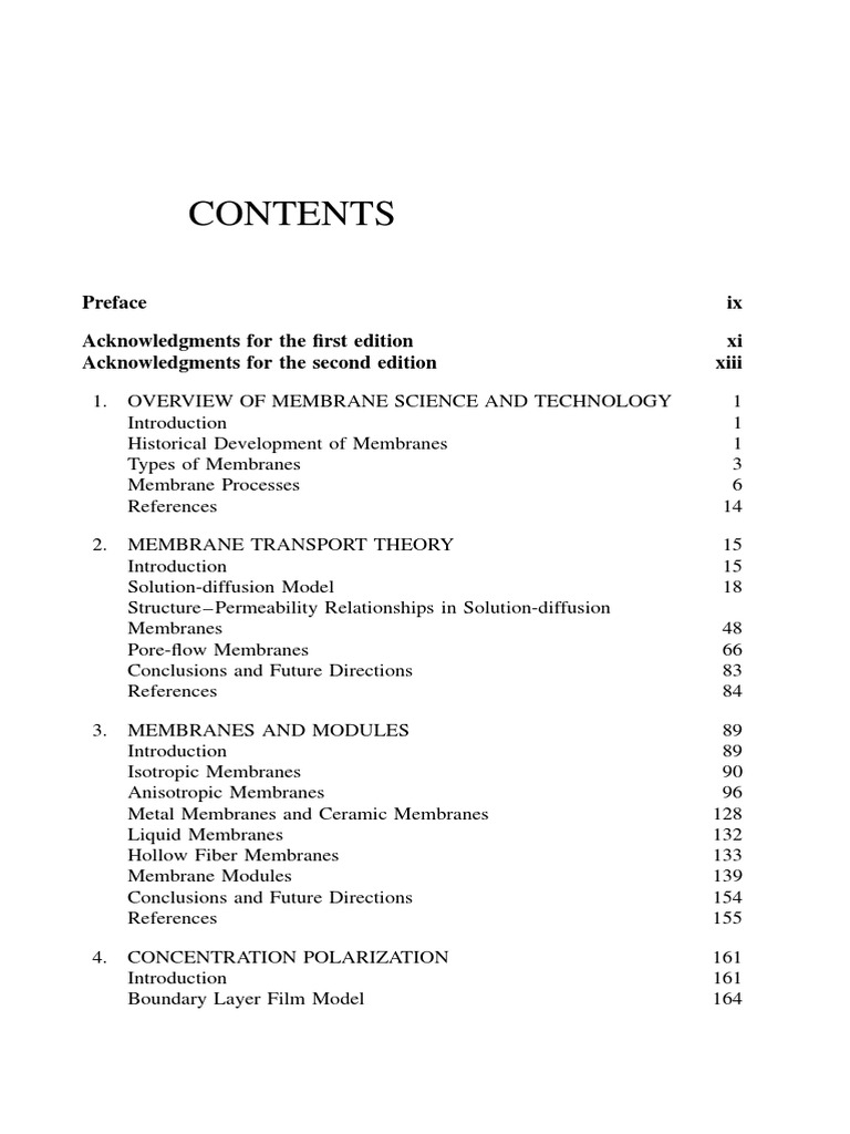 MEMBRANE TECHNOLOGY AND APPLICATIONS PDF intelligence overview