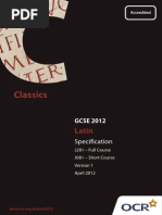 Download Latin Specification GCSEpdf by Matealma SN241919933 doc pdf
