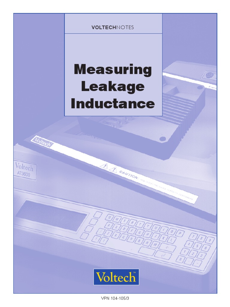 Measuring Leakage Inductance PDF | PDF | Transformer | Inductance