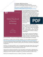 Full The Oxford Handbook of Positive Psychology
