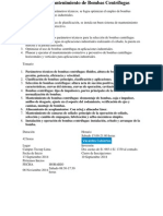 Operación y Mantenimiento de Bombas Centrífugas PDF