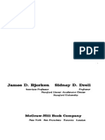Relativistic Quantum Mechanics Bjorken Drell | PDF | Quantum