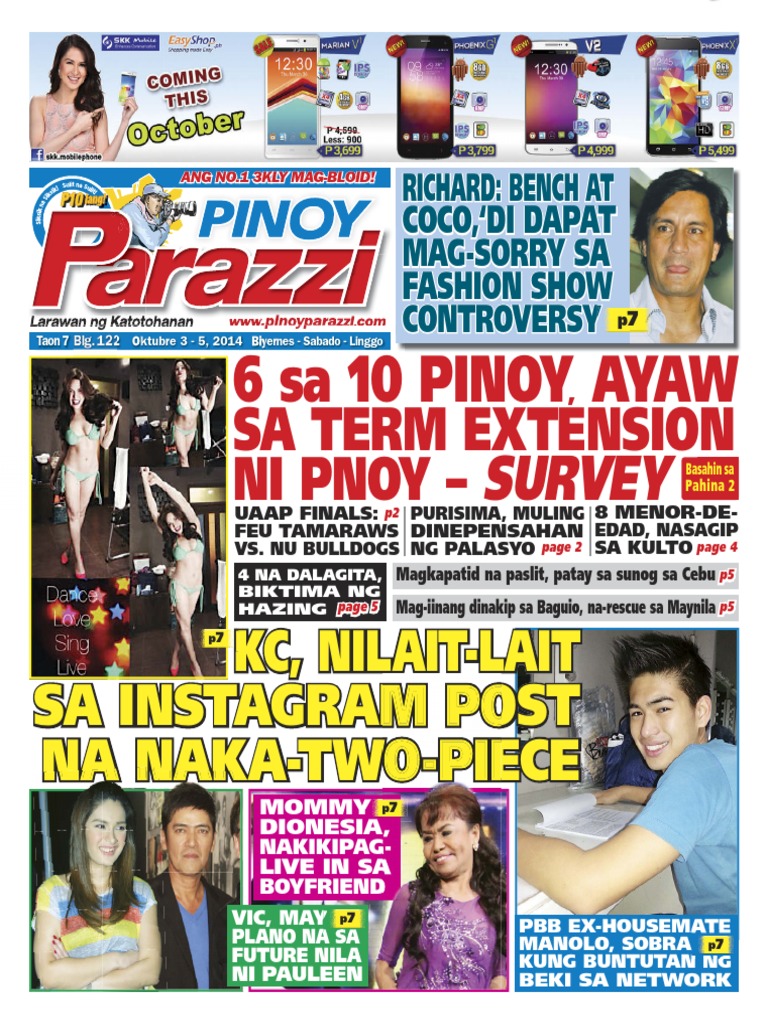 Pinoy Parazzi Vol 7 Issue 122 October 3 - 5, 2014 | PDF