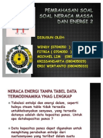 Pembahasan Soal Soal Neraca Massa Dan Energi 2(A)