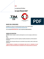 CONVOCATORIA 2014 TIM Design y Somos Mecatrónica PDF