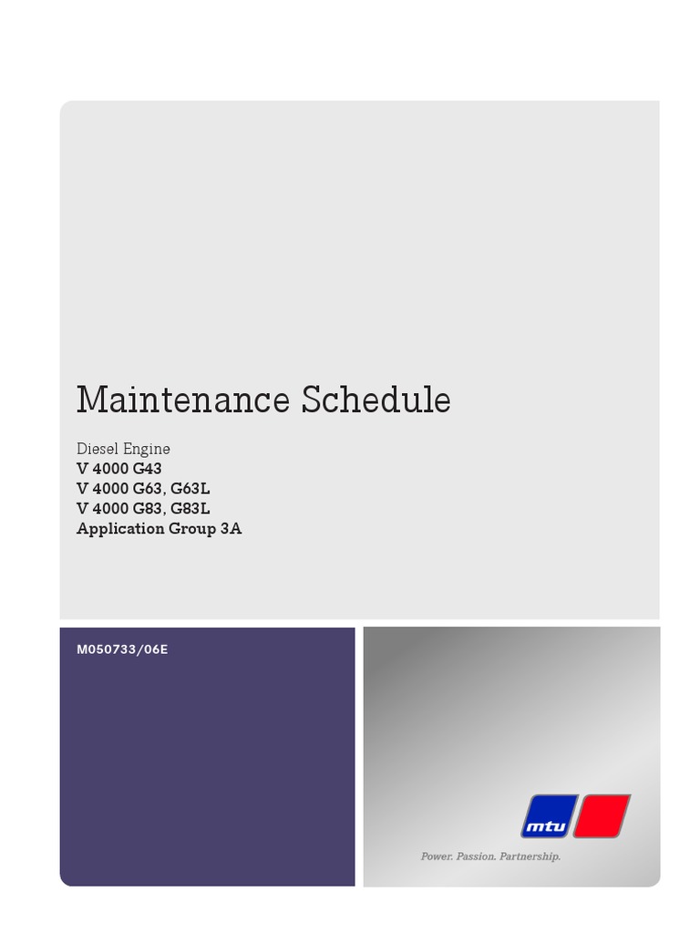 3A Maintenance M050733 - 06E | PDF | Turbocharger | Pump