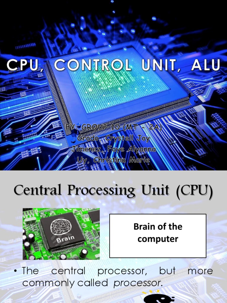 cpu control unit alu Central Processing Unit Multi Core Processor