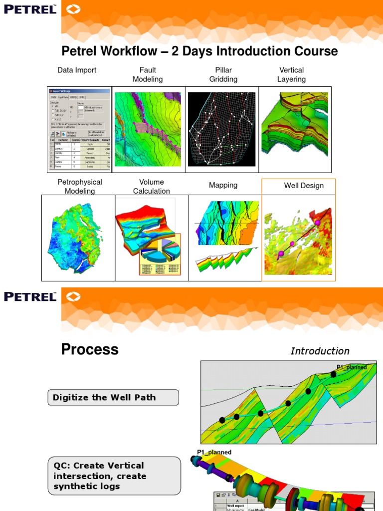 Petrel - 2 Days Introduction Courseell Design | PDF