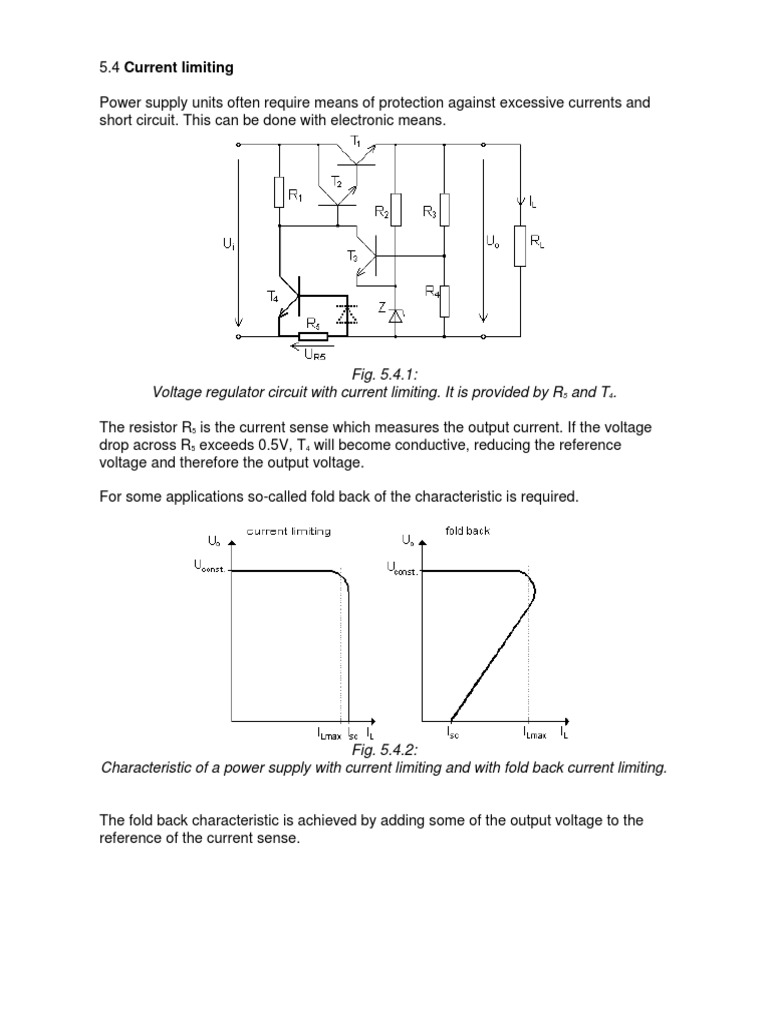 Voltage Regulator Current Limiting | PDF