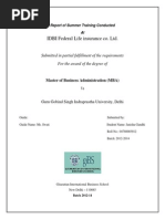 Download Portfolio Management in Idbi Federal Training Report by Ashu Agarwal SN241951802 doc pdf