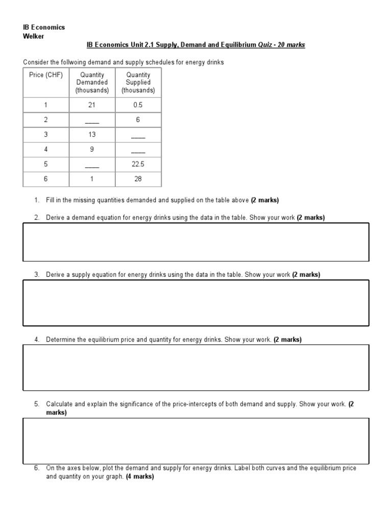 worksheet Equilibrium Worksheet unit 2 3 lesson 8 market equilibrium worksheet