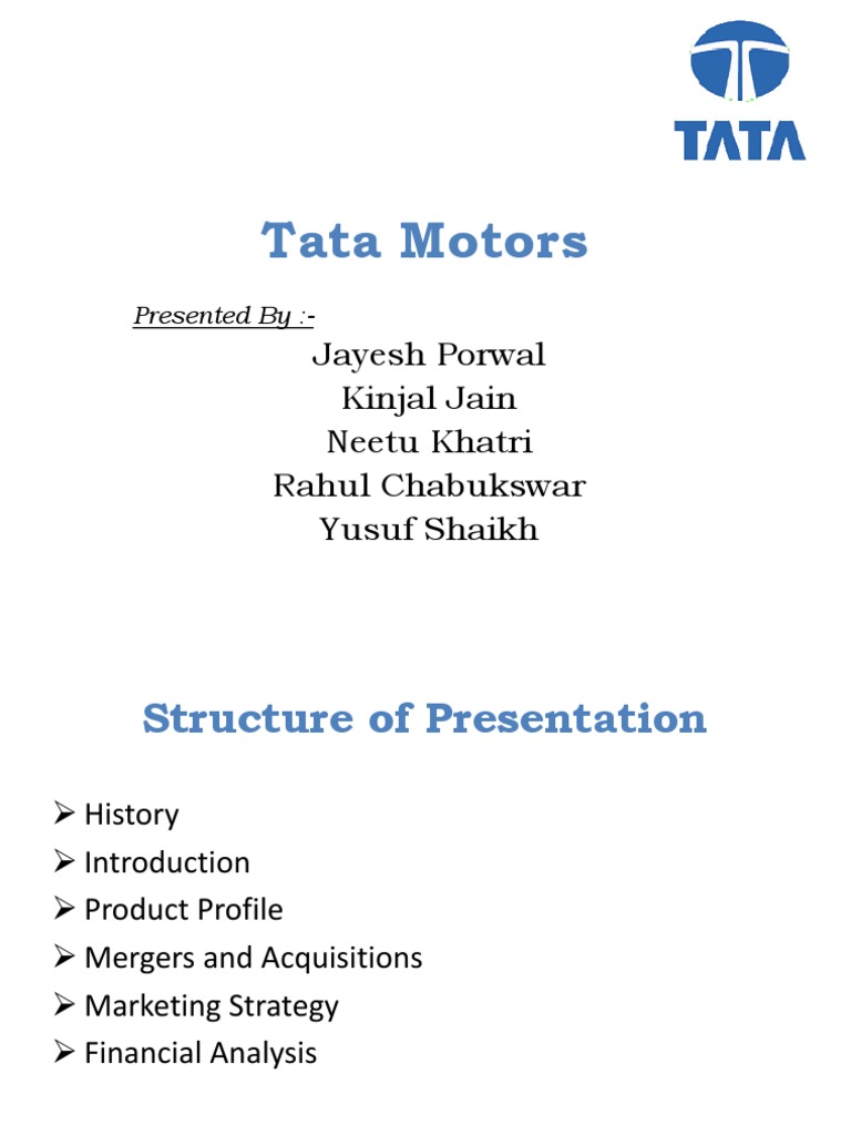 Tata Motors | PDF | Automotive Industry | Transport