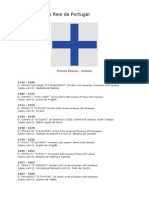 Cronologia Dos Reis de Portugal