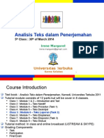 Analisis Teks - Class 5 - Modul 6