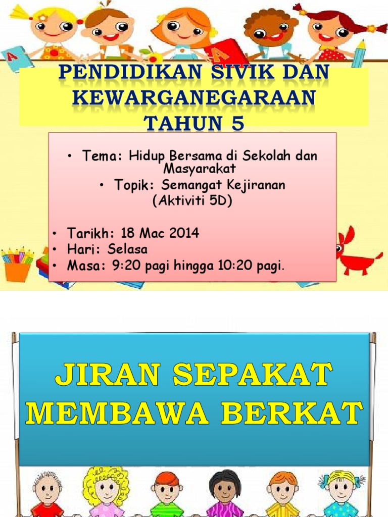 Hidup Bersama Di Sekolah Dan Masyarakat Jiran Sepakat Membawa Berkat Pdf