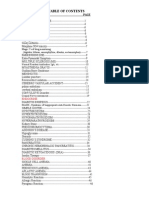 Ms Table of Contents Printed