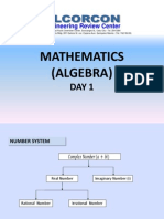 Day 01 - Algebra 1