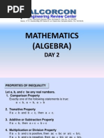 Day 02 - Algebra 2