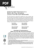 Heck High Performance Mobile and Green Workplace