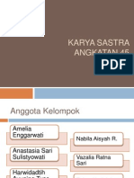 Download Karya Sastra Angkatan 45 by Zahra Nuraini SN241982121 doc pdf