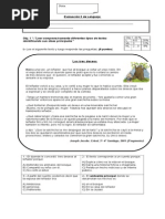 Evaluacion 2 de Lenguaje