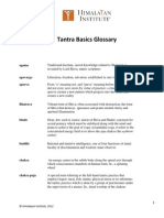 Tantra Basics Glossary