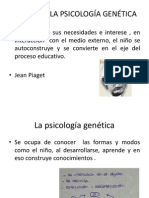 Teoría de La Psicología Genética