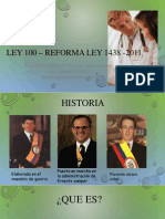 LEY 100 - Reforma Ley 1438 - 2011