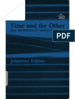 Johannes Fabian Time and The Other - How Anthropology Makes Its Object 1983 PDF