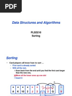 Data Structures and Algorithms: PLSD210 Sorting