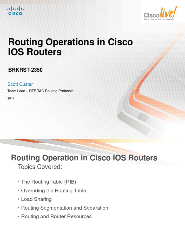Cisco Routing | PDF