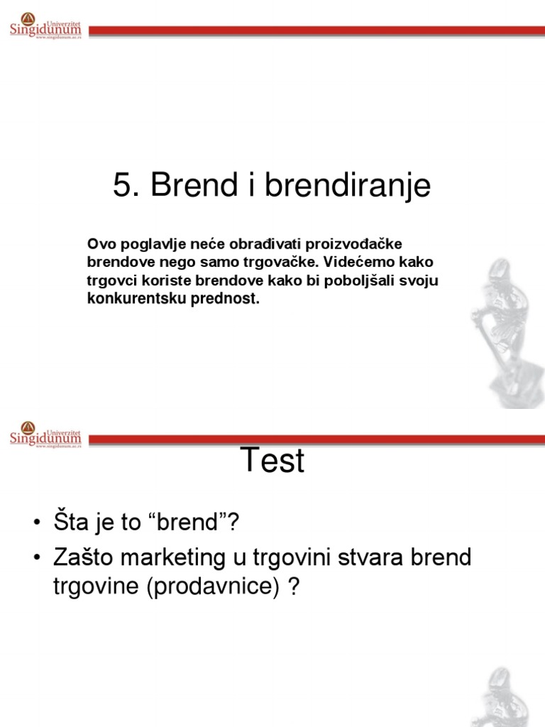Brend I Brendiranje PDF | PDF