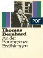 Bernhard, Thomas - An Der Baumgrenze PDF