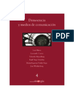 Democracia Cercada. Política y Políticos en El Espacio Mediático. en IEDF, Democracia y Medios, 2004 PDF