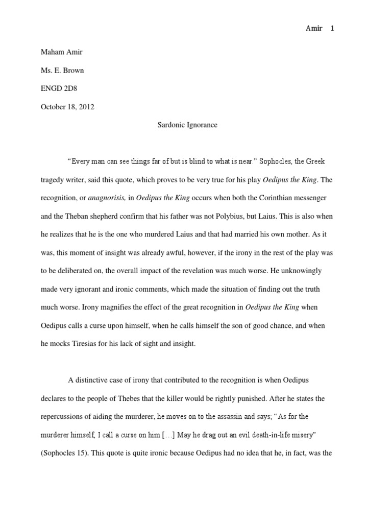 Oedipus rex summary picture