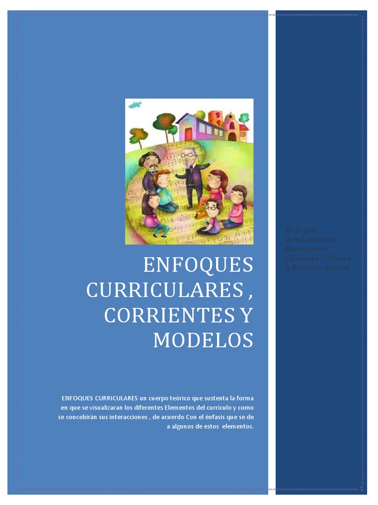 Enfoques y Modelos Curriculares | PDF | Plan de estudios | Aprendizaje