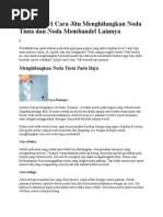 Download 31 Cara Hilangkan berbagai Noda  by Nazdrul Akmal SN242005105 doc pdf