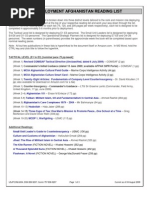 AFG Reading List (JFCOM)