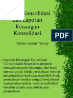 Entitas Konsolidasi Dan Laporan Keuangan Konsolidasi