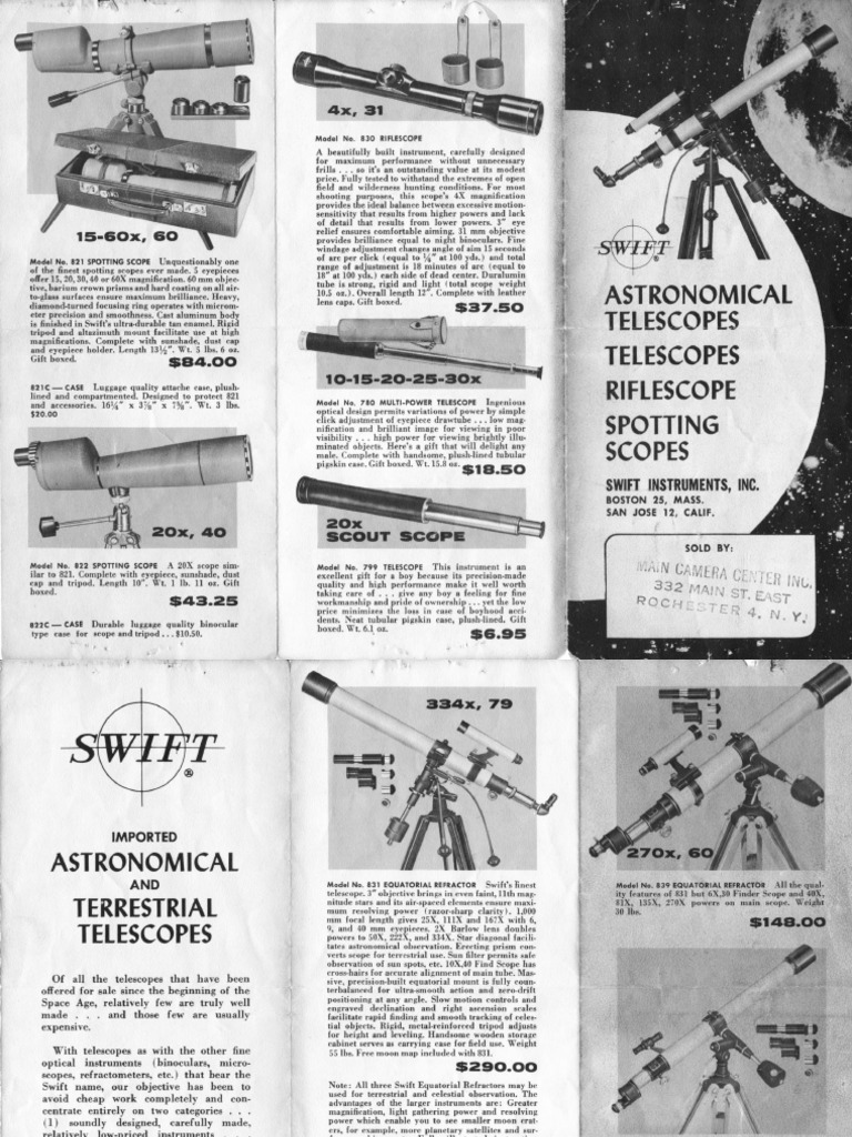 Swift Telescope Manual | PDF | Language Arts & Discipline | Foreign ...