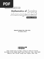 Mathematics of Data Management Solutions