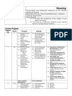 Housing: Course Program