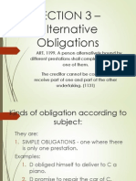 SECTION 3 - Alternative Obligations Law1