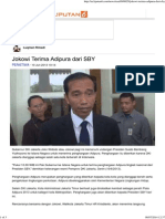 Jokowi Terima Adipura Dari SBY