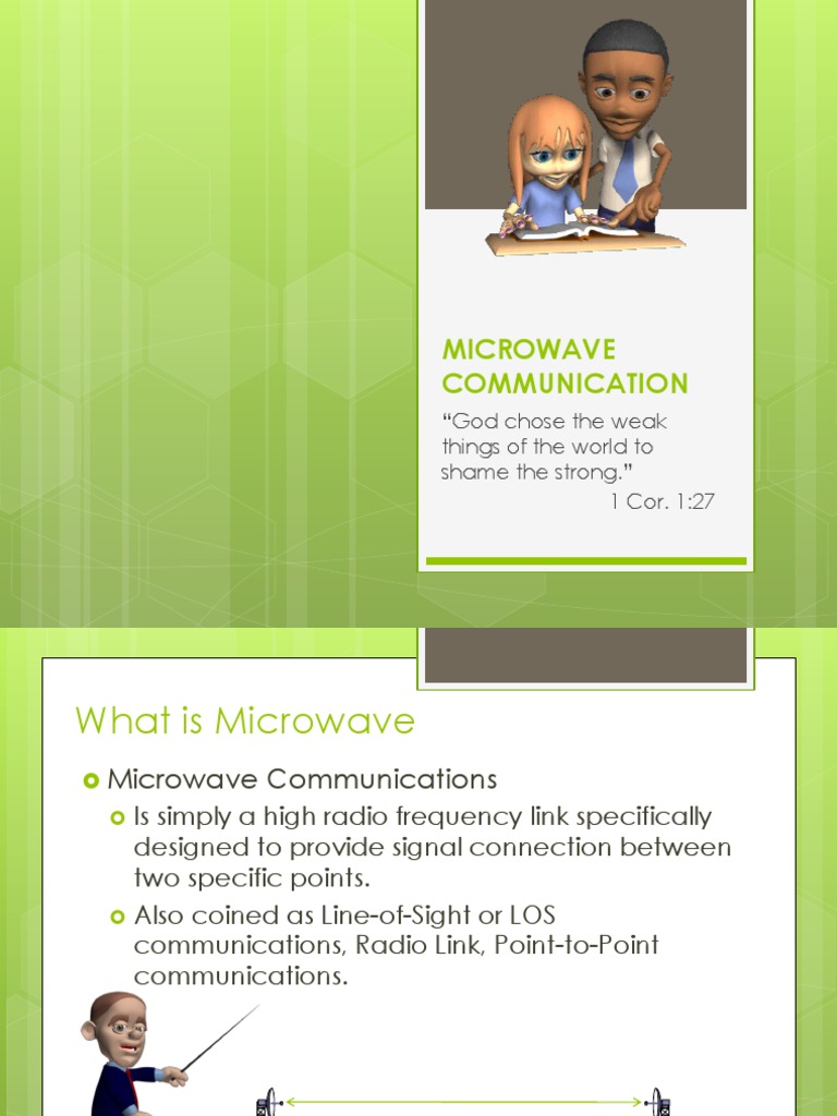 Microwave Communications PDF Microwave Antenna (Radio)