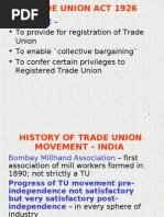 TRADE UNION ACT 1926
