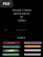 Download Trade Union Movement in India Lecture by imad rehman SN24202214 doc pdf