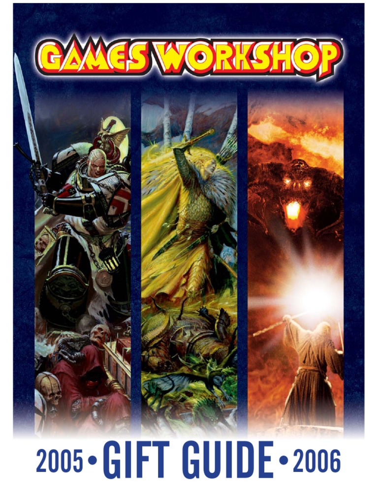 Games Gift Guide PDF Middle Earth Leisure